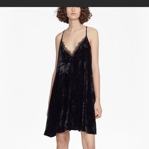 French Connection Velvet Lace Dress